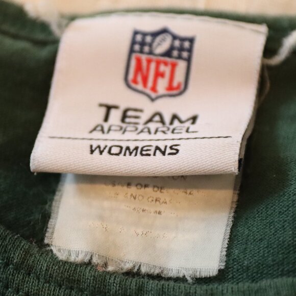 Green Bay Packers Long Sleeve Tee NFL Team Apparel Womens Cotton - Picture 2 of 11